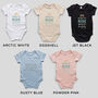 Organic Cotton Born To Ride With My Daddy Baby Grow, thumbnail 5 of 6