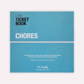 Little Ticket Book Of Chores | Chore Chart For Kids, 5 of 7