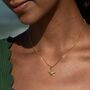Starfish Necklace, Sterling Silver Or Gold Plated, thumbnail 3 of 10