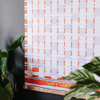2027 Wall Planner | Bold Abstract Stripe Design, 6 of 6