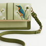 Embroidered Kingfisher Cross Body Bag, thumbnail 2 of 8