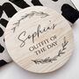 Personalised Outfit Of The Day Wooden Plaque Sign, thumbnail 1 of 4