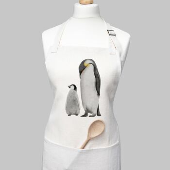 Watercolour Penguin Apron, 2 of 3