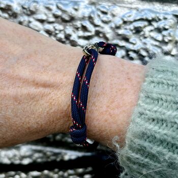 Cordy Coloured Strap Bracelet Anklet Wraparound Style, 2 of 7