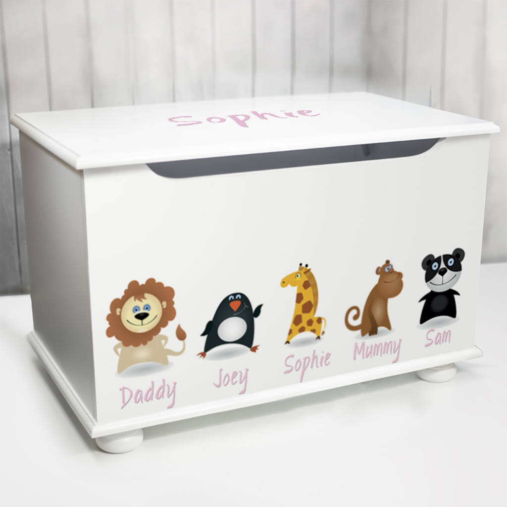 Toy box animal design