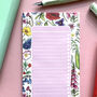Wildflowers Of Britain To Do List Notepad, thumbnail 1 of 8