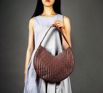 Hand Woven Leather Bag, 3 of 12