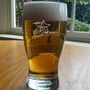 80th Birthday Shooting Star Pint Glass, thumbnail 2 of 7