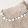 Sterling Silver Sequin Charm Bracelet, thumbnail 3 of 5