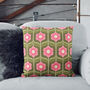 Floral Retro Rectangle Soft Cushion Cover, thumbnail 5 of 12