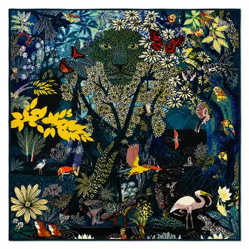 Midnight Botanical Sarong Scarf, 2 of 6