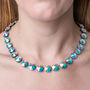 Round Crystal Statement Necklace, thumbnail 1 of 4