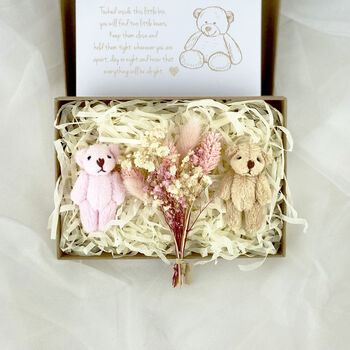 Bride And Groom Wedding Teddy Bears Letterbox Gift, 3 of 6