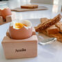 Personalised Engraved Wooden Egg Cup With Name, thumbnail 3 of 5
