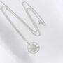 Men’s Compass Necklace – Sterling Silver, thumbnail 4 of 7