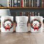Personalised Maltese Christmas Wreath Dog Mug, thumbnail 2 of 2