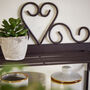 Vintage Iron Wall Shelf With Hooks, thumbnail 2 of 5