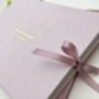 Personalised Pastel Pink Wedding Guest Book, thumbnail 3 of 3