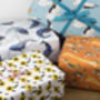 Galloping Gazelles Luxury, Recycled Wrapping Paper Pack, thumbnail 4 of 5
