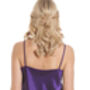 English Made Purple Satin Lace Camisole Set With French Knickers Ladies Size 8 To 28 UK, thumbnail 3 of 6