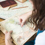 Personalised Vintage Map Token For Her, thumbnail 5 of 12