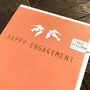 Gold Foiled Engagement Card, thumbnail 4 of 4