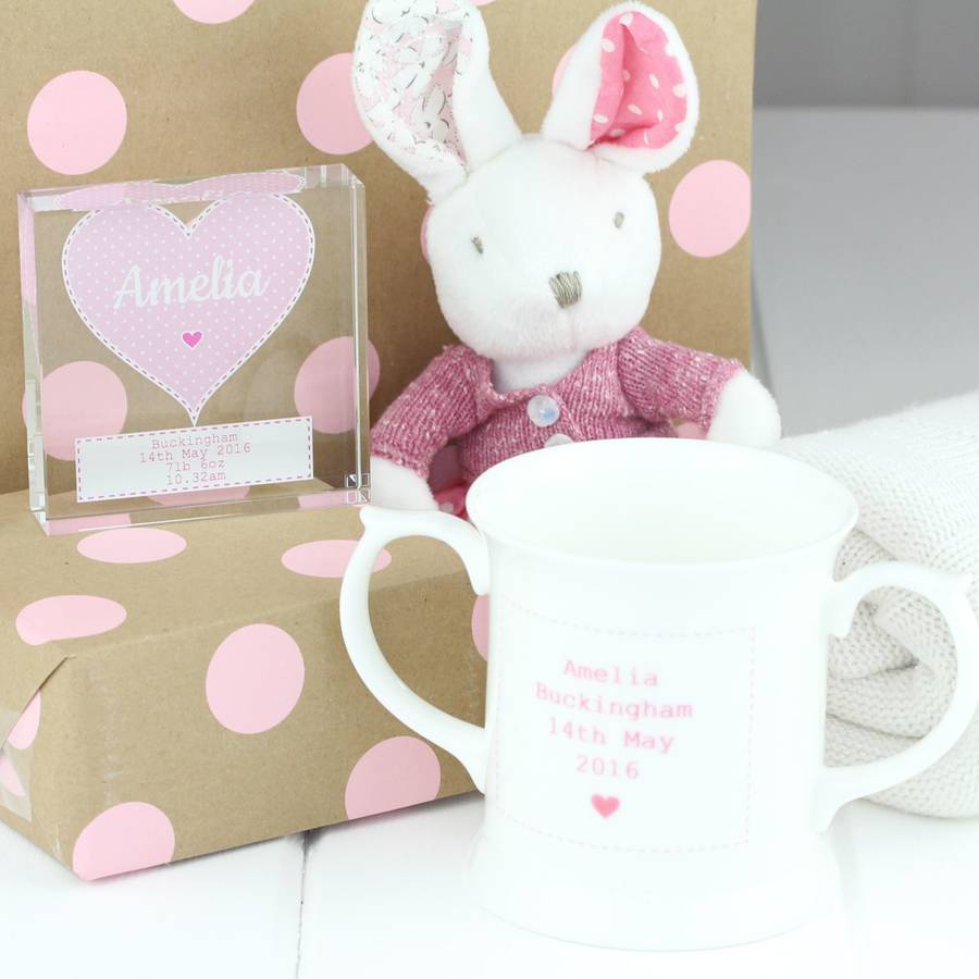 Personalised Children's Pink Christening Loving Mug By Nest ...