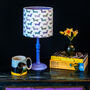 Fun And Colourful Dachshund Patterned Drum Lampshade, thumbnail 1 of 3