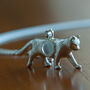 Personalised Cat Hidden Photo Necklace In Sterling Silver, thumbnail 2 of 10