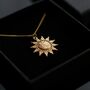 Gift For Wife, Sun And Moon Necklace, thumbnail 6 of 8