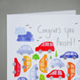 Driving Test Card | Congrats You Passed Card, thumbnail 2 of 10