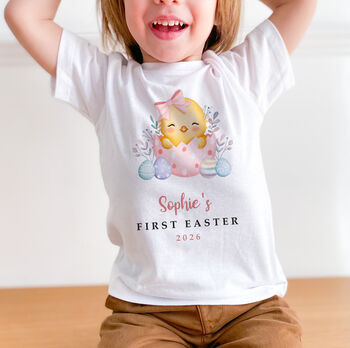 First Easter Chick T Shirt Gift, 8 of 12