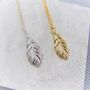 Feather Necklace Gift For Her, thumbnail 2 of 2