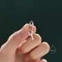 Lobster Huggie Hoop Earrings In Sterling Silver, thumbnail 2 of 11