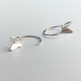 Sterling Silver Butterfly Ear Jacket Earrings, thumbnail 2 of 6