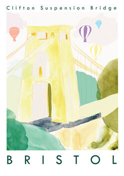 Clifton Suspension Bridge, Bristol Travel Print, 3 of 3