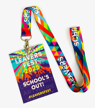 Leavers Fest 2026 Lanyards Class Of 2026 End Of School Party Vip Lanyards, 2 of 4