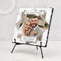 Ten Years Married Personalised Rock Photo Slate, thumbnail 1 of 8