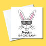 Personalised Kids Cool Bunny T Shirt, thumbnail 3 of 4