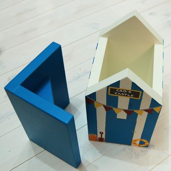 Personalised Beach Hut Keepsake Box, 5 of 12