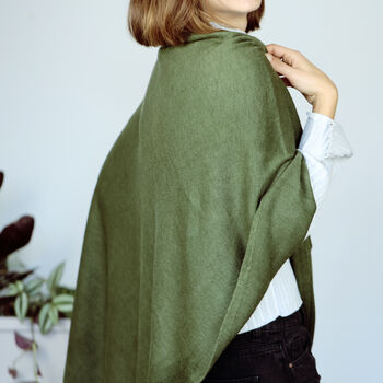Personalised Easy To Wear Fine Knit Overhead Poncho, 8 of 11