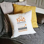 Personalised 80th Birthday Gift 1946 Cushion, thumbnail 5 of 10