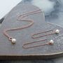 14 Ct Rose Gold Filled Metal And Pearls Jewellery Set, thumbnail 6 of 12