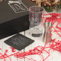 Christmas Snowflake Highball Glass And Gift Boxed Set, thumbnail 4 of 9