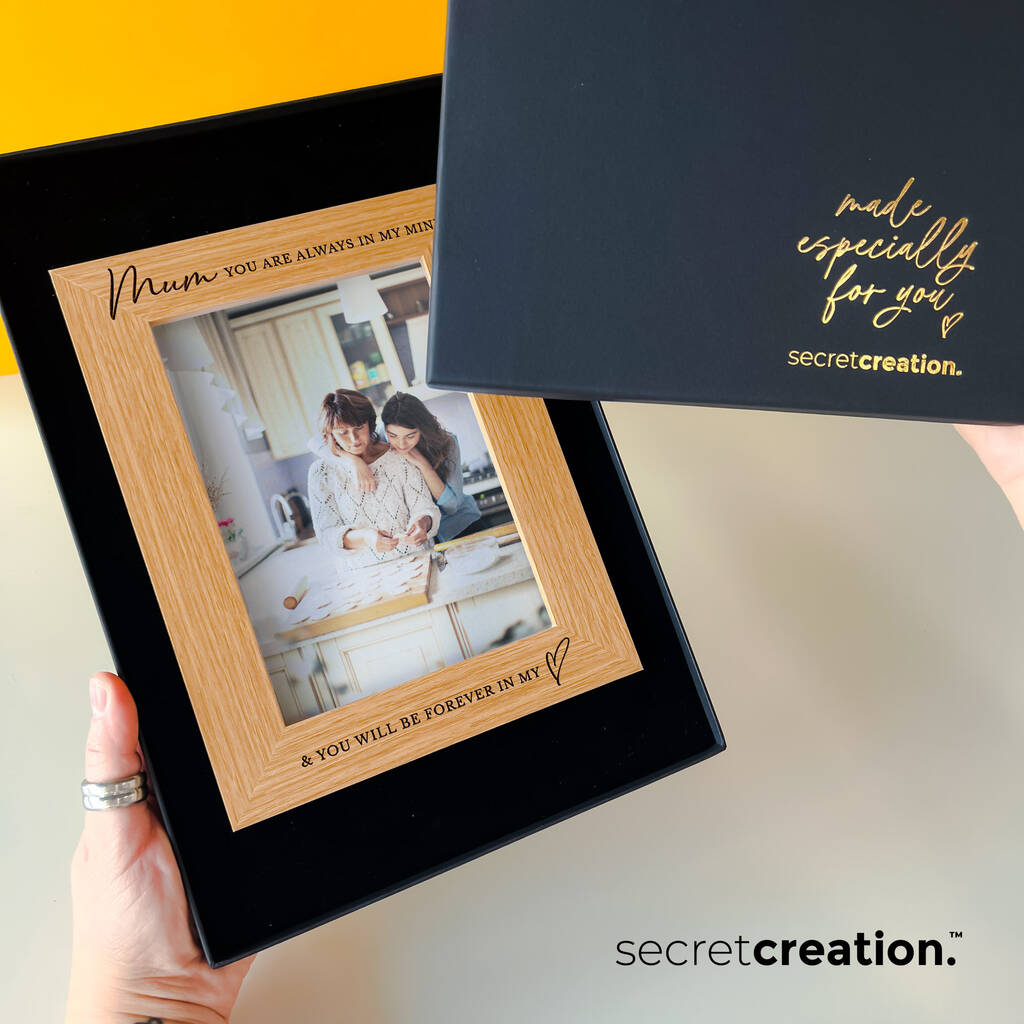 Personalised Mum Memorial Photo Frame Gift By Secret Creation