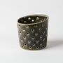 Handmade Dark Green Ceramic Candle Lantern Tealight Holder, thumbnail 2 of 4