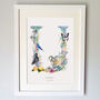 Personalised T To Z Pastel Wildlife Letter Print, thumbnail 8 of 12