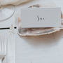 Calligraphy Style Place Cards, thumbnail 1 of 4