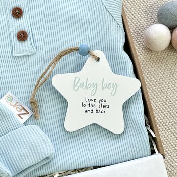 New Baby Boy Letterbox Gift Set, 2 of 6