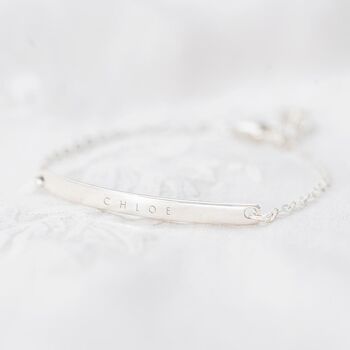 Contemporary Name Bar Personalised Bracelet, 7 of 12